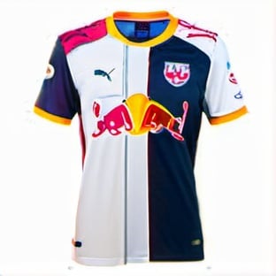 Prompt: Replace the shirt sponsor with the Red Bull logo