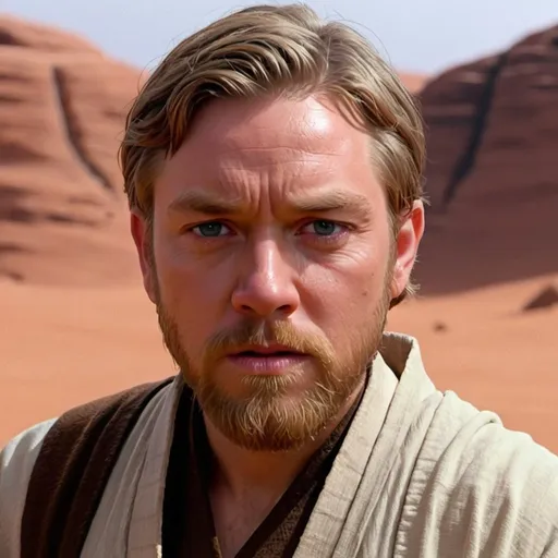 Prompt: Obi wan kenobi When he does not have the high ground