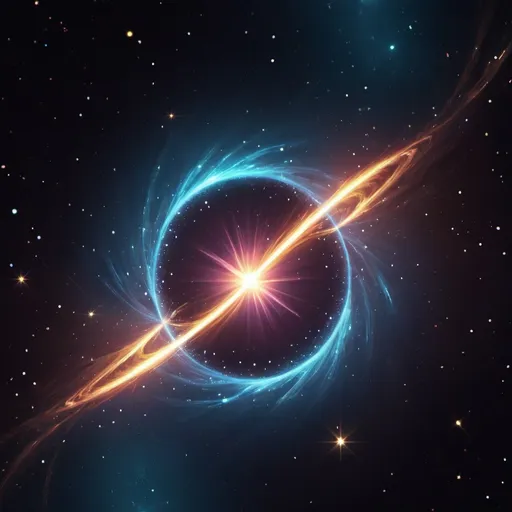 Prompt: create a nova spark in outer space that looks beautiful 