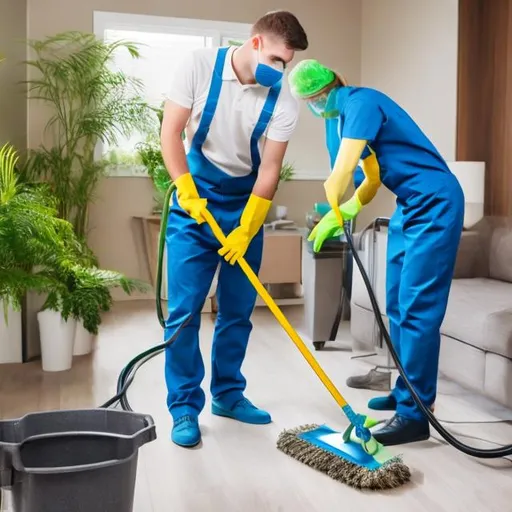 Prompt: Cleaning and pest control services 