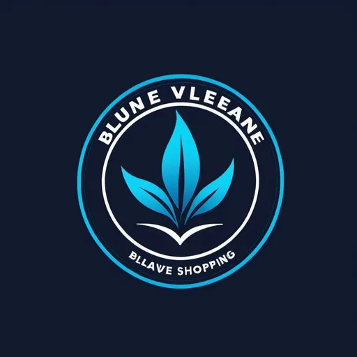 Prompt: I wan to create logo online shopping. name bluewave