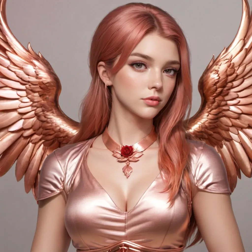 Prompt: PhoenixRaeigh, rose gold, twitch