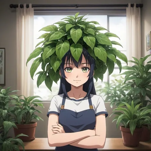 Prompt: uma planta fofinha em anime

