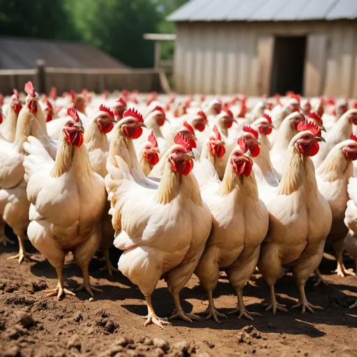 Prompt: A image of arsenic toxicity in poultry production 