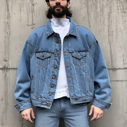 Prompt: Denim jacket