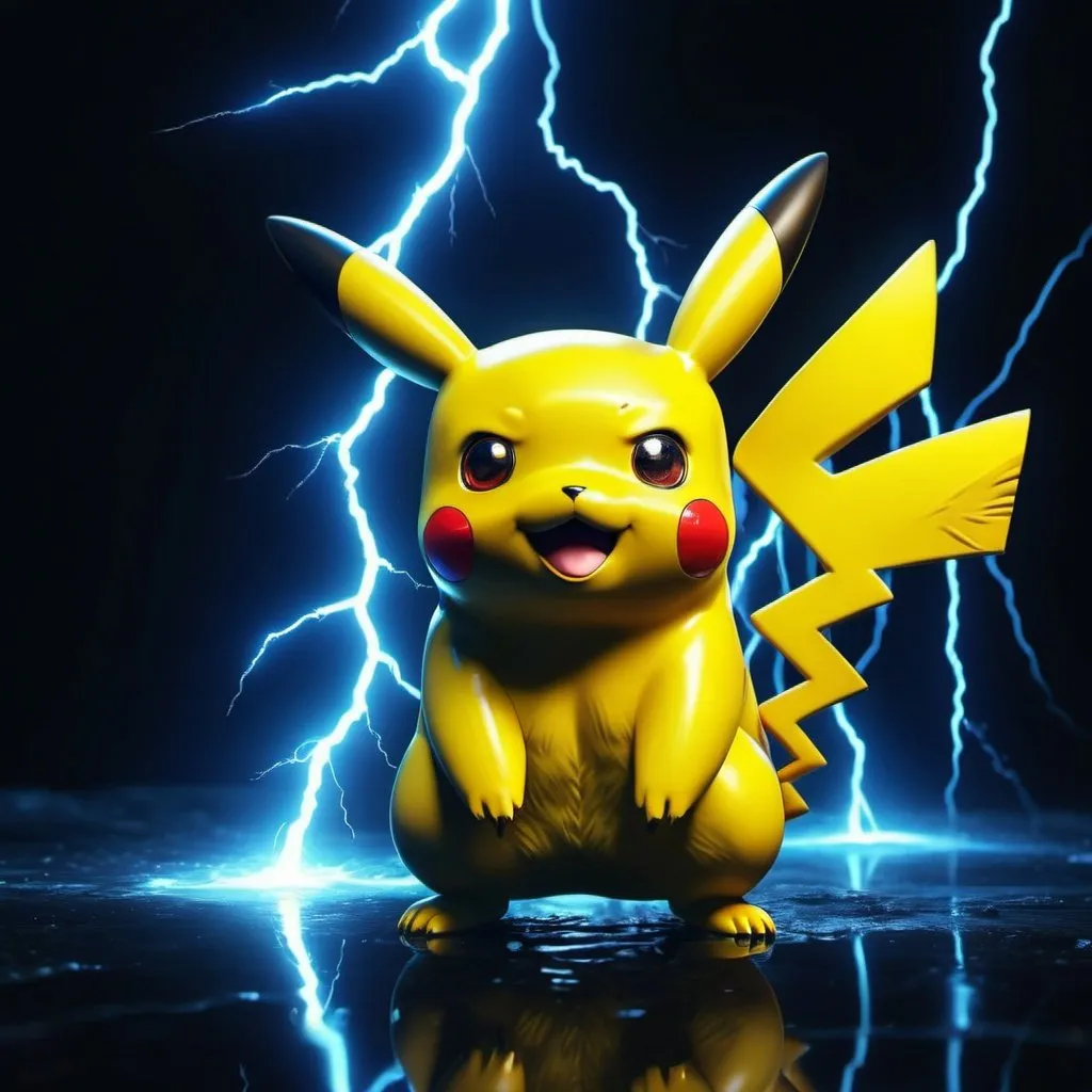Prompt: Liquid otherworldly cool dreamy glowing Pikachu electric blackliquid cinematic internal glow hyperdetailed intricately detailed 4k photorealistic
Hyperrealism bionic futurisme powerful cinematic dramatic trippy lightning