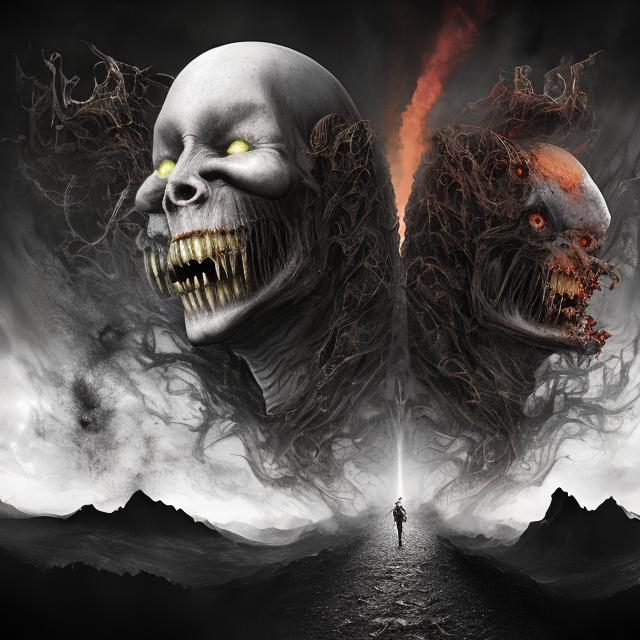 Prompt: oblivion and distortion personified