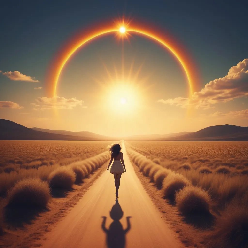 Prompt: follow the fear, follow the Sun