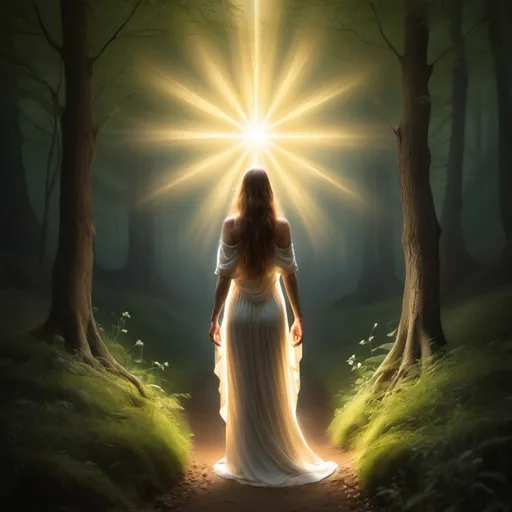 Prompt: Walk in spirit and in beauty my friend. May you become the source of your own light