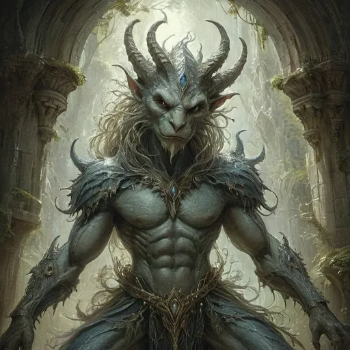 Prompt: (justin gerard style), captivating fantasy monster,  intricate details, shading, alluring pencil textures, dynamic pose, ethereal atmosphere, dramatic shadows, vibrant highlights, crisp contrasts, whimsical design elements, enchanting background tones, atmospheric depth, (masterful pencil artwork), high quality, ultra-detailed.