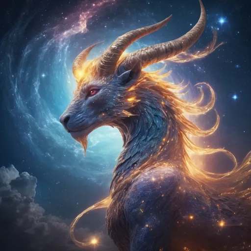 Prompt: (dragon as a celestial starsign), illuminating the universe, (ethereal glow), god-like creature, cosmic background, sparkling stars, mystical atmosphere, swirling galaxies, magical light trails, enchanting aura, (highly detailed), (4K quality), surreal interpretation, celestial fantasy, sense of wonder.