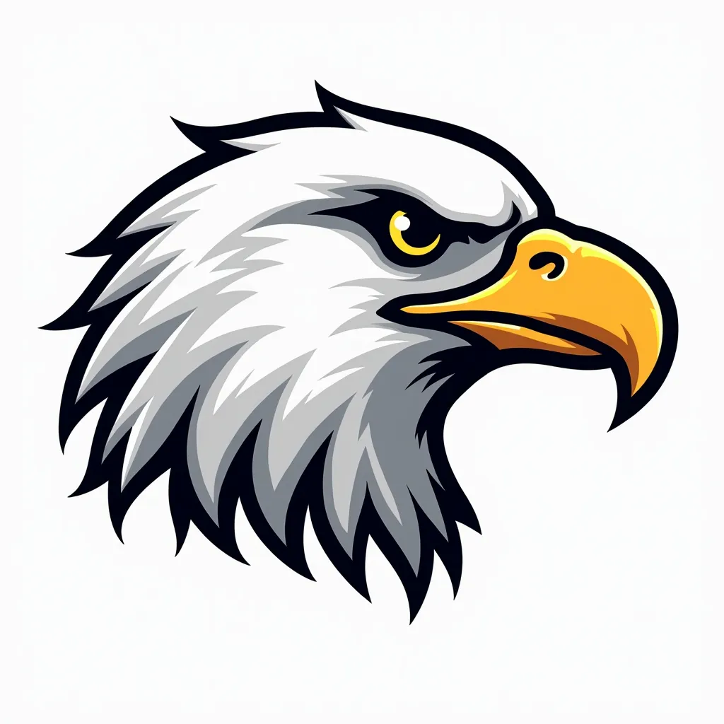 Prompt: eagle head (PNG) with transparent background