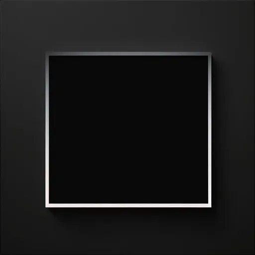 Prompt: large black rectangle with soft white gradient edges.