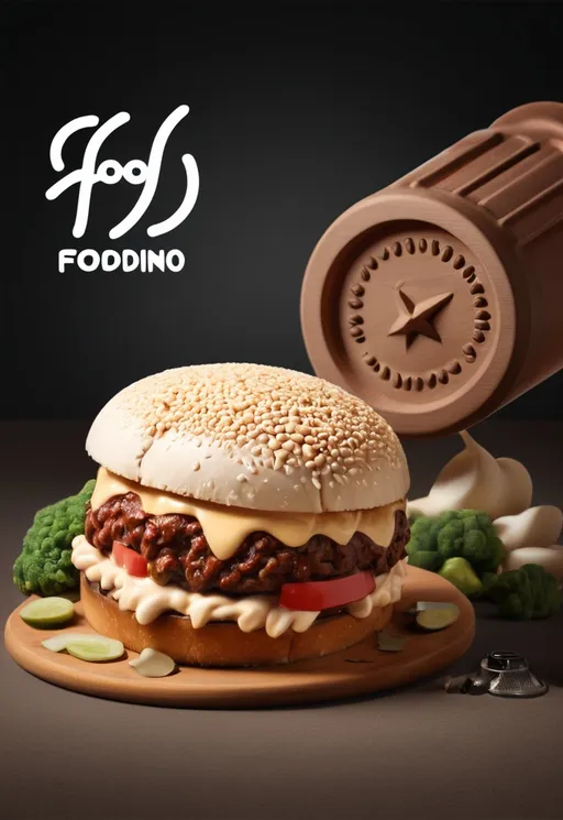 Prompt: An icon for the foodino brand 