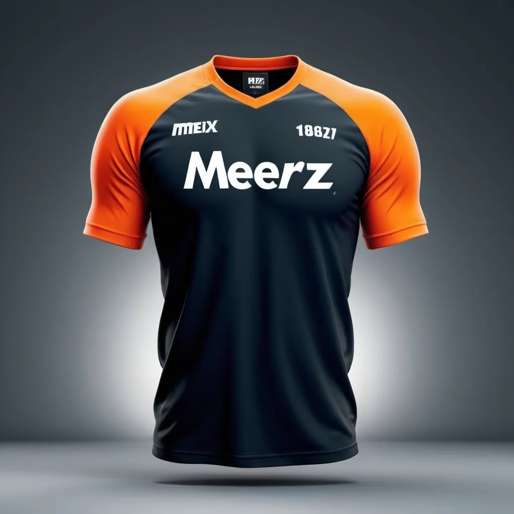 Prompt: jersey text MEERZ