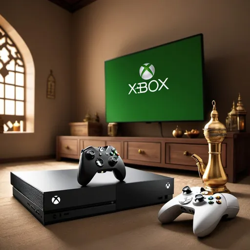 Prompt: Ramadan kareem + xbox