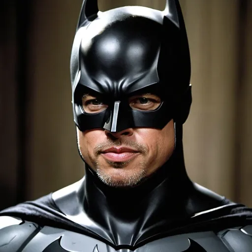 Prompt: brad pitt batman