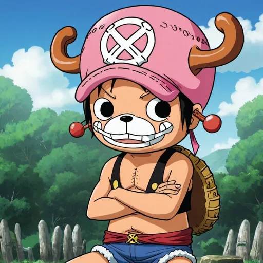 Prompt:  chopper from one piece