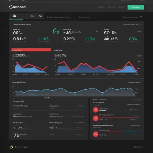 Prompt: Dashboard comercial, en toda la imagen solo el dashboard , en español el resultado 