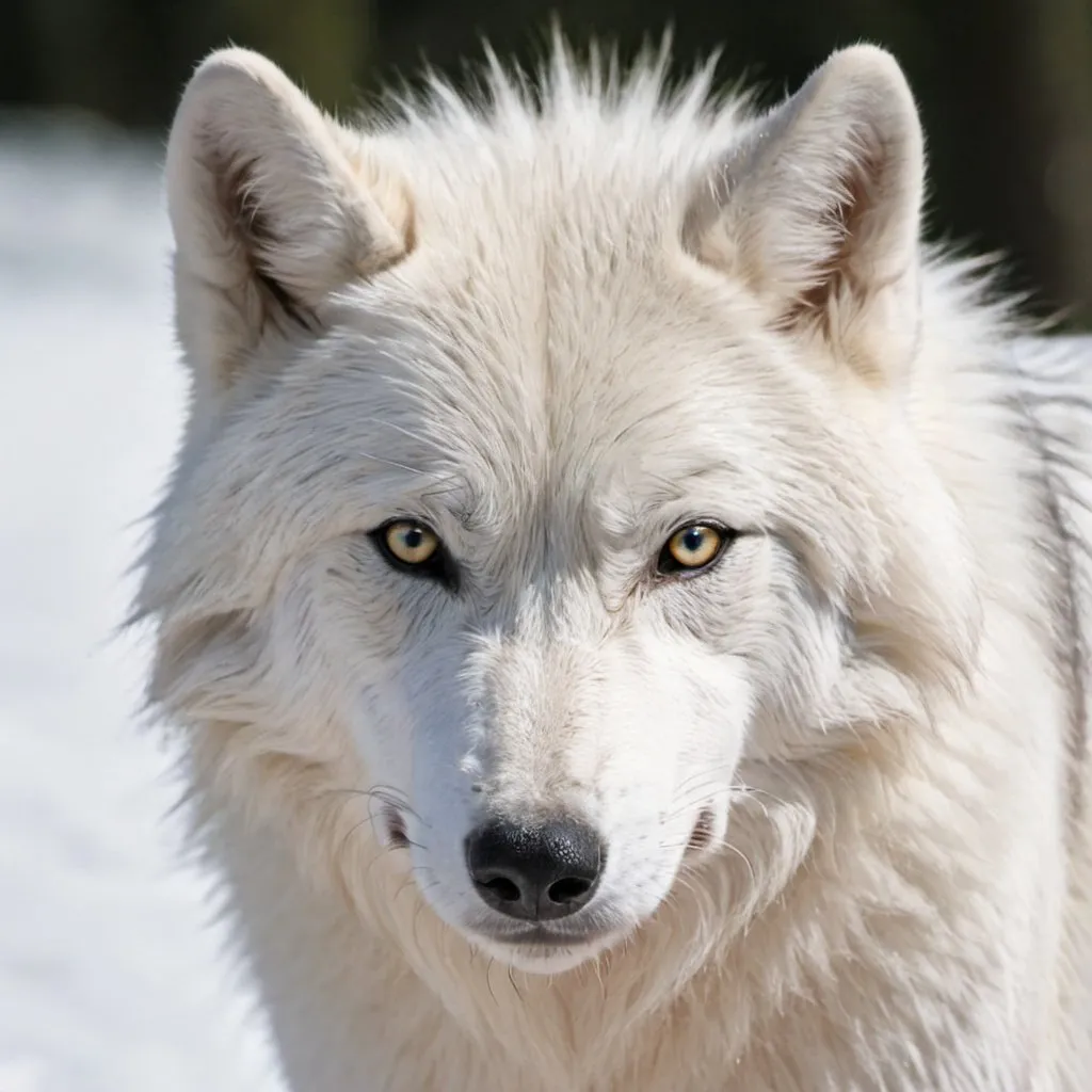 Prompt: White Wolf