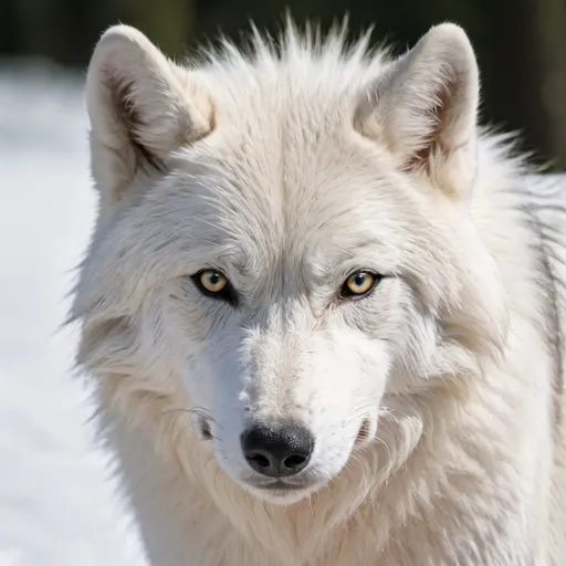 Prompt: White Wolf