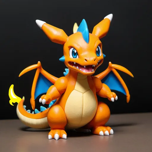 Prompt: an extremally ratardid baby Charizard
