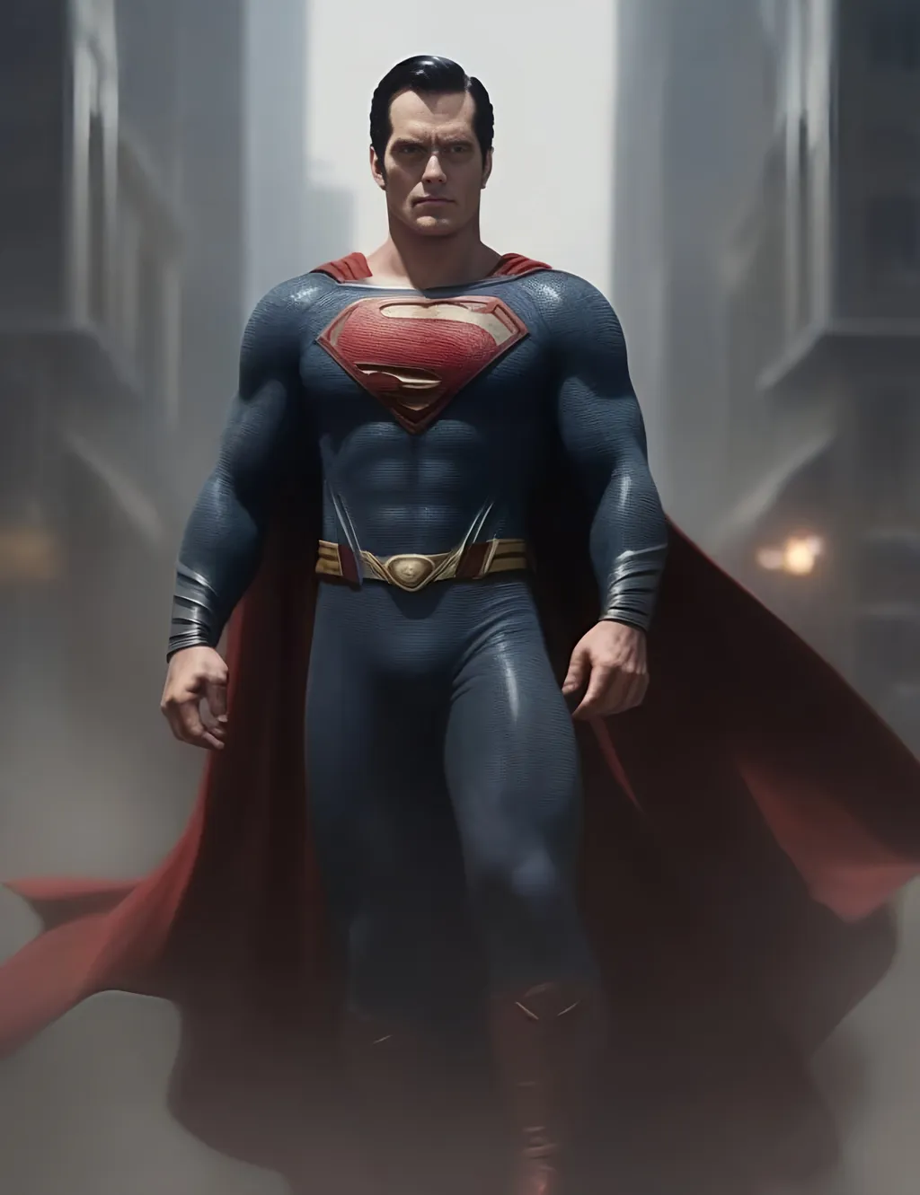 Prompt: wide angle, long shot, full body, 4k, Ultra-HD, hyper realistic, extreme detail, cinematic lighting, photorealism, A real realistic picture of  Superman Dracula, A real, realistic picture of a pale-skinned monster, real, realistic, many colors ، The picture is very detailed, as if you could reach out and connect with the two worlds. The paintings are very detailed