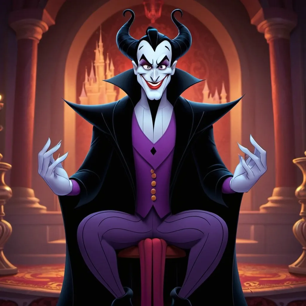 Prompt: villain  disney  1