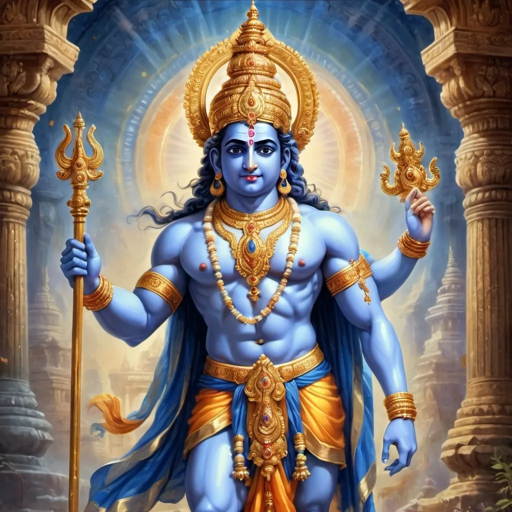 Prompt: Hindu God Shree Ram Image