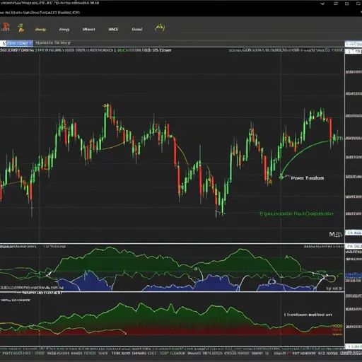 Prompt: I want a picture to show the forex market along with the MACD average and oscillator and write Cycle Traders inside it.
png