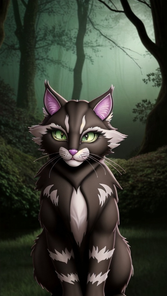 Prompt: Warrior cats, ravenpaw with an aesthetic vibe

