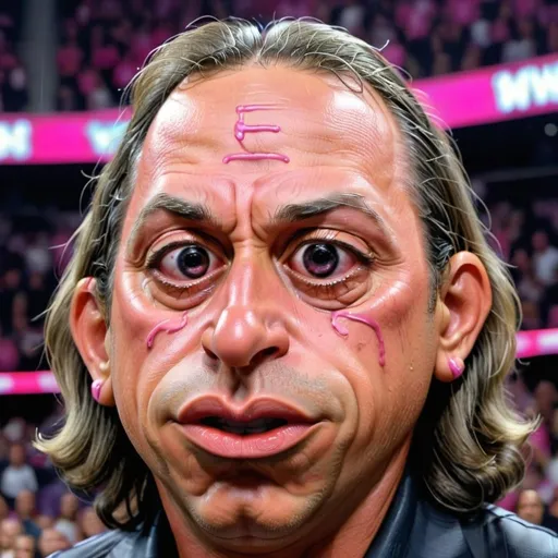 Prompt: Bret Hart crying