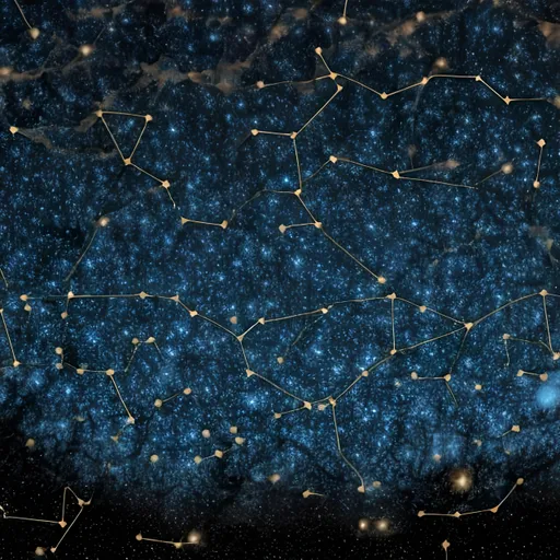 Prompt: Starry sky virgin skorpio constellation