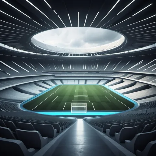 Prompt: futuristic stadium