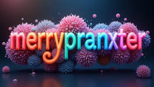 Prompt: Craft the word "merrypranxter" in an extremely colorful, super hyperrealistic, and quantum weird style, where the letters themselves are manifestations of a surreal microscopic and quantum universe.

Each letter is a vibrant, fluctuating entity, formed from the intricate lattice structure of **Tricolocapsa** and infused with the mysterious properties of **Quantum Entanglement**. The letters appear to be woven from a mesh of interconnected quantum strings, shimmering with a spectrum of iridescent colors that shift and change as if alive.

The text is enveloped in the ethereal glow of **Nonionella stella**, with each letter surrounded by a dynamic aura that flickers with quantum fluctuations. This luminescence gives the text an otherworldly presence, as if it hovers in a space where the boundaries between reality and imagination blur.

Interwoven between the letters, the swirling chaos of the **Hénon Map** emerges, rendered in a vivid palette of quantum hues. These chaotic attractors create a background of swirling patterns that pulse with energy, adding layers of depth and movement to the handwritten style.

In this quantum realm, the letters of "merrypranxter" exist in a state of constant flux, embodying the principles of quantum superposition. The text is both here and there, solid and ethereal, creating a mesmerizing effect that challenges the viewer's perception.

The overall effect is a dazzling fusion of color, form, and quantum phenomena, where the word "merrypranxter" becomes a central feature of this super quantum weird landscape. Its style and colors perfectly complement the psychedelic and microscopic tapestry of this extraordinary universe.