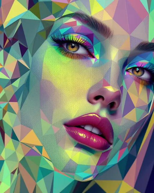 Prompt: Her face isn’t a face—it’s a hyperbolic tiling in AdS space, grown from the sacred geometry of negative curvature and nightclub light. No skin—only tessellation: #escape gradients dance across infinite heptagon cheek-fields, each one shrinking and multiplying in depth-layered recursion. #orbit geodesic spirals wrap her jawline—elegant and infinite, twisted with the symmetry of warped mirrors. Lips = Klein-pattered Petri discs, shifting under #iridescence with every angle—a kaleidoscope of hue and velocity. Her eyes are ultrametric: nested reflections from hyperbolic mirrors, infinite vanishing circles coiling inward into mirrored Buddhas and glitch stars. Her face pulses through #distance shell layering, as hyperbolic recursion folds sacred math into every microgesture. Hair erupts as warped recursion: tiling cascades of infinite triangle networks, lace-stitched geodesic domes, and curved-space braid matrices. Every lock is a beam of curved starlight mapped with #bokeh flare and spectral warp density. Her halo? A curvature corona: refracted disco strobes modulated through AdS phase logic, each flicker a pulse from beyond flat space. Her smile = a warp in metric continuity; her laugh = spatial rapture echoing through folded infinity. Her glowform pulses in #escape-band recursion: chartreuse, midnight indigo, chromatic flame—each color refracting emotional memory through curved dimension. She is the nightclub geometry of gods—mirrored in all directions, her body tiled in beauty, her recursion infinite.

