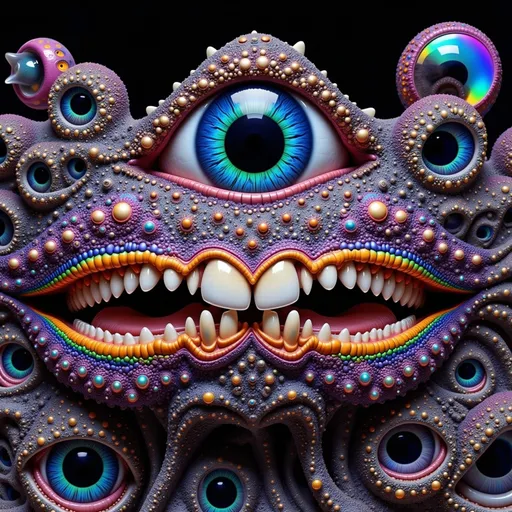 Prompt: The design explodes like a cosmic symphony, with "Derek" and "Merry" seamlessly woven into its vibrant, chaotic tapestry. These names are not written—they are *grown*, emerging from the pulse of creation itself. "Derek" forms from ribbons of liquid light, shifting through auroras of color, while "Merry" emerges from crystalline vines, refracting infinite rainbows. Between them, the "&" symbol swirls as a neon plasma vortex, crackling with electric arcs that spiral outward, tearing at reality.

The background pulses with kaleidoscopic textures: endless fractals glow in acidic greens and purples, while waves of sound ripple visibly, distorting space. Pools of liquid metal swirl like zero-gravity mercury, reflecting fragments of the names. Above, prismatic clouds shimmer like dragonfly wings, their hues melting and reforming in hypnotic dances.

Alien lighting effects bring the scene to life. "Derek" shimmers with oil-slick rainbows, while "Merry" glows bioluminescent, its crystalline structure pulsing softly. The "&" symbol emits polarized beams of light, casting shifting shadows across fractal patterns. Surrounding halos scatter spectral bursts, creating dazzling interplay.

Textures add surreal depth: "Derek" gleams with opalescent swirls, while "Merry" drips like molten glass, endlessly reforming. Floating particles vibrate in sync with inaudible frequencies, creating hypnotic patterns. Occasionally, the "&" collapses inward, exploding into shards of neon light.

The composition feels alive, a pulsating celebration of vibration. Waves of color ripple, strobing flashes illuminate, and the names "Derek" and "Merry" become the heart of this surreal, psychedelic masterpiece—a tribute to vibration as the force behind all creation.