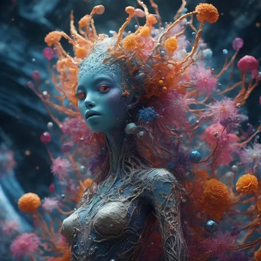 Prompt: extremely hyperrealistic living creature, monster, being, entity, celestial, galaxy, stars, nebula, space, asteroids, suns, planets, space dust, God goddess diety extremely high detail, extreme high texture<mymodel>