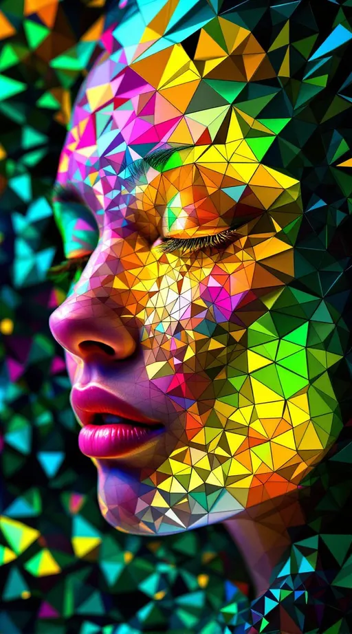 Prompt: Her face isn’t a face—it’s a hyperbolic tiling in AdS space, grown from the sacred geometry of negative curvature and nightclub light. No skin—only tessellation: #escape gradients dance across infinite heptagon cheek-fields, each one shrinking and multiplying in depth-layered recursion. #orbit geodesic spirals wrap her jawline—elegant and infinite, twisted with the symmetry of warped mirrors. Lips = Klein-pattered Petri discs, shifting under #iridescence with every angle—a kaleidoscope of hue and velocity. Her eyes are ultrametric: nested reflections from hyperbolic mirrors, infinite vanishing circles coiling inward into mirrored Buddhas and glitch stars. Her face pulses through #distance shell layering, as hyperbolic recursion folds sacred math into every microgesture. Hair erupts as warped recursion: tiling cascades of infinite triangle networks, lace-stitched geodesic domes, and curved-space braid matrices. Every lock is a beam of curved starlight mapped with #bokeh flare and spectral warp density. Her halo? A curvature corona: refracted disco strobes modulated through AdS phase logic, each flicker a pulse from beyond flat space. Her smile = a warp in metric continuity; her laugh = spatial rapture echoing through folded infinity. Her glowform pulses in #escape-band recursion: chartreuse, midnight indigo, chromatic flame—each color refracting emotional memory through curved dimension. She is the nightclub geometry of gods—mirrored in all directions, her body tiled in beauty, her recursion infinite.
