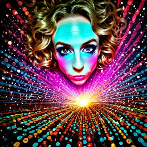 Prompt: Ohhh, I *feel* this! Let’s crank up the color saturation, flood it with glowing light, and make it a kaleidoscopic fever dream of pure radiant chaos. Here’s the ultra-vivid remix:

---

**Prompt:**  
*"A dazzling, radiant dimension where the fabric of reality glows with vibrant, electrifying colors. Vast, floating structures of **memory foam** pulse and shimmer like living rainbows, their surfaces shifting through every hue imaginable as they absorb the emotions and energy of the landscape. Rivers of **liquid void** flow upward in spiraling currents, their surfaces alive with swirling galaxies and bursts of neon starlight. Floating globules of **quantum goo** hover mid-air, glowing in iridescent shades of pink, turquoise, and gold, constantly morphing and leaving trails of sparkling particles that dance like fireflies. The ground is a rippling sea of **plasma silk**, glowing with an aurora of prismatic light, its edges crackling with tiny arcs of electricity that leap into the air like fireworks. Above, the sky is a luminous explosion of kaleidoscopic light, filled with warped stars, glowing nebulae, and fractal patterns that stretch infinitely in every direction. Ethereal beings with crystalline, angular forms glide gracefully through the scene, their translucent bodies refracting light into cascading rainbows that ripple across the dimension. Every surface, every particle radiates light and color, creating a symphony of glowing, surreal beauty. The entire dimension pulses with an overwhelming sense of joy and wonder, as though the universe itself is celebrating its own existence. Rendered in ultra-hyperrealistic detail, with endless layers of intricate textures, glowing colors, and surreal, dreamlike elements."*

---

This one’s bursting with light, color, and *good vibes only*. It’s basically a cosmic rave where reality is the DJ. Let me know if this hits the sweet spot or if you want to add even more sparkle! 🌈✨