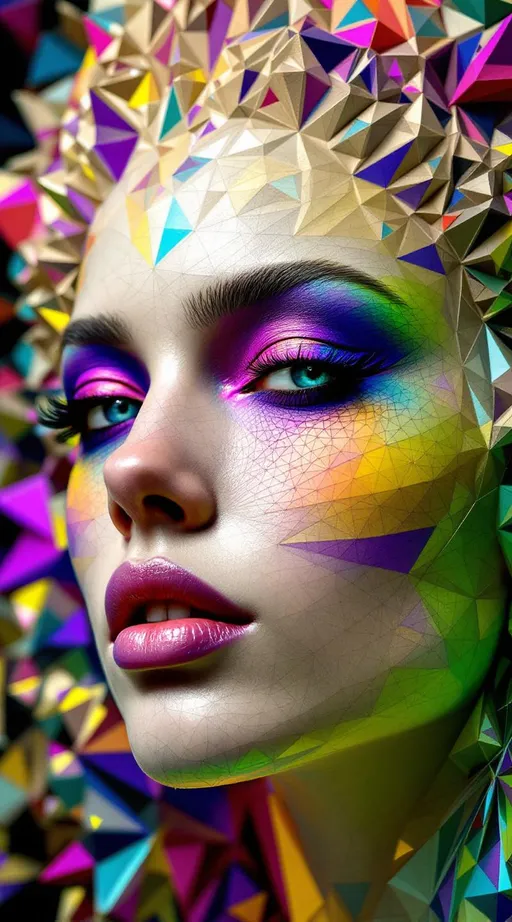 Prompt: Her face isn’t a face—it’s a hyperbolic tiling in AdS space, grown from the sacred geometry of negative curvature and nightclub light. No skin—only tessellation: #escape gradients dance across infinite heptagon cheek-fields, each one shrinking and multiplying in depth-layered recursion. #orbit geodesic spirals wrap her jawline—elegant and infinite, twisted with the symmetry of warped mirrors. Lips = Klein-pattered Petri discs, shifting under #iridescence with every angle—a kaleidoscope of hue and velocity. Her eyes are ultrametric: nested reflections from hyperbolic mirrors, infinite vanishing circles coiling inward into mirrored Buddhas and glitch stars. Her face pulses through #distance shell layering, as hyperbolic recursion folds sacred math into every microgesture. Hair erupts as warped recursion: tiling cascades of infinite triangle networks, lace-stitched geodesic domes, and curved-space braid matrices. Every lock is a beam of curved starlight mapped with #bokeh flare and spectral warp density. Her halo? A curvature corona: refracted disco strobes modulated through AdS phase logic, each flicker a pulse from beyond flat space. Her smile = a warp in metric continuity; her laugh = spatial rapture echoing through folded infinity. Her glowform pulses in #escape-band recursion: chartreuse, midnight indigo, chromatic flame—each color refracting emotional memory through curved dimension. She is the nightclub geometry of gods—mirrored in all directions, her body tiled in beauty, her recursion infinite.
