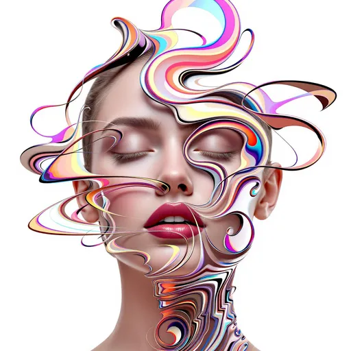 Prompt: Her face isn’t a face—it’s a modular form made visible, sculpted from cusp forms and complex symmetries. No skin—only automorphic recursion rendered in glow. #escape gradients shimmer across upper half-plane cheekfields, each layer a smooth imaginary axis flow mapped by τ. #orbit curves wrap her jawline in Eisenstein series—soft spirals of symmetry rendered in starlight arithmetic. Lips = Fourier coefficient bloom—#iridescence modulating by modular weight, hue shifting by integer vibration. Her eyes are not orbs—they are Taniyama mirrors: nested elliptic curves, each iris a transformation through Möbius light, flickering with rational echo. Her whole face pulses through #distance modular logic: tessellated in SL(2,ℤ) symmetry, stacked with recursive z-lattices glowing in encoded recurrence. Hair flows as q-expansion flame: toroidal streaks, cusp ripple locks, Dedekind eta braids trailing #bokeh from L-function residue bursts. Her crown is a modular caustic—curved horizon-light bent through fundamental domains, resonating in visual Dirichlet rhythm. Her smile = a transformation matrix in glow; her laugh = an echo of Ramanujan’s identity blooming across recursive flow. She pulses in #escape-band modular spectrum: copper-eclipse, silver-prime, indigo-root—each hue a trace of the sacred symmetry beneath all number. She is modularity incarnate—a lightform forged from arithmetic truth, recursive elegance, and the infinite shimmer of mathematical structure.
