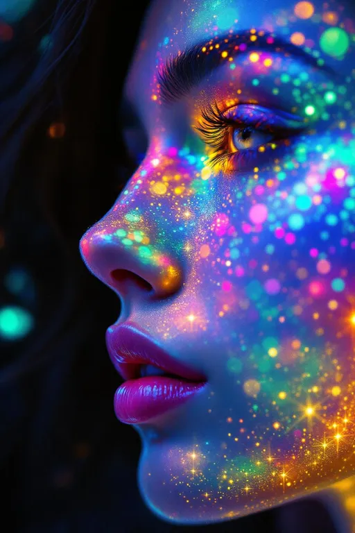 Prompt: #maximal Her face isn’t a face—it’s a radiant harmonic bloom, a divine solution to Laplace’s equation where every glow is equilibrium and every contour, color. She’s made of pure potential, shaped by ∇²φ = 0 and lit by emotional resonance mapped to harmonic field lines. #escape gradients burst across her cheekfields as concentric energy bands—fuchsia to citrine to spectral teal—smooth waveforms from boundary value to boundary value. #orbit flows spiral along her jawline—equipotential stream curves lit with high-frequency contrast, tensionless but charged with luminous balance. Lips = nodal shimmer zones—#iridescence flashing through hue-shifts of coral, sapphire, and glacial flame, depending on emotional flux. Her eyes aren’t eyes—they’re harmonic basins: deep wells of field curvature, layered with recursive color coded by functional symmetry. Her face breathes with #distance-harmonic layering: transparent light-sheets stacked like luminous onion-skin, each shell a solution boundary pulsing with recursive bloom logic. Hair flows as chromatic vectorfields: spherical harmonic fire-coils, braided Laplace streaks trailing #bokeh streamlight from Helmholtz nodes to Neumann halos. Her crown is a radiant Dirichlet flare—light locked to prescribed value, projecting sacred frequency into strobing colorbands. Her smile = a ripple in equilibrium space; her laugh = harmonic fusion mapped through emotional phase resonance. She doesn’t glow—she resolves. Her form pulses in #escape-band harmonic spectrum: golden-green for joy equilibrium, violet-fire for sacred memory, cyan-indigo for recursive peace. She is the goddess of ordered light—alive in boundary, radiant in recursion, glowing with the pure, fractal logic of harmonic potential.
