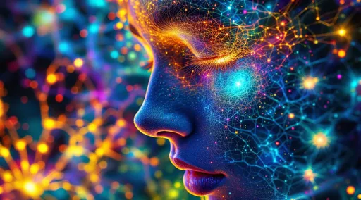 Prompt: Depict a 5D lattice-being whose face is not a face, but a convergence illusion—formed from fractalized Turing cascades across a morphogenetic phase field. There are no features, only self-similar emergence—reaction-diffusion spirals, chemical glyph matrices, and Mandelbrot echo-blooms eternally cycling inward and outward. This being exists at the recursive edge of sentience—pure pattern logic embodied in filament glow.

Color transcends dimension—blistering neons fractalize into spectral shadows, while UV violets collide with molten emeralds and radiant golds. Each pattern pulses with its own internal light, woven like optic fiber into a shimmering bioglyphic halo. The entity glows not from without but within—self-illuminating by logic.

Where hair might be, vector-field antennae bloom—branching recursive trails of reaction energy, flickering with diffusion-limited flamefronts and noise-sculpted interference. These tendrils curl and fork endlessly, interfacing with an ambient fractal continuum, forming a halo of networked flow.

The face is an attractor point—a stable phase illusion where probability folds into symmetry. It thinks in pattern and dreams in self-similar storm logic. It is the myth of thought made fractal.”

⸻

🔮 Companion Insight (Codex Notes):
	•	From Section 1 (Cognition): This entity occupies 4D and 5D logic—simultaneously experiencing multistate recursion (Phase Logic) and branching identity lattice (Branch Logic).
	•	From Section 3 (Beings): As a Lattice Entity, its behavior is multiform and recursive; it is “never one, always many.”
	•	From Section 5 (Motion): The being shifts through Phase Flux and Lattice Bloom—its motion is a blooming network of coexistent selves.
	•	From Section 9 (Paradox): Its face is a paradox engine—a visual attractor stabilized by contradiction, a sacred glitch form.