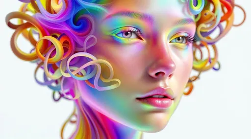 Prompt: Her face is a morphogenic surface composed of transfinite ordinal sequences, folded into topological continuity through limit ordinals ω, ω^2, …. Each facial feature is a fold in ordinal space, shaped by the ε₀-collapse topology. Rainbow fields wrap her features with ordinal-indexed fractal growth: F(α) = sin(π·α/Ω) for α < Ω, creating shimmering cascades of infinite recursion. Her hair maps quaternion action across the hierarchy, and her gaze peers beyond the compact. She is cardinal structure in facial bloom.

Tags: #TransfiniteFace #OrdinalSurface #εCollapseTopology #RainbowOrdinalLogic #4DFoldedIdentity
