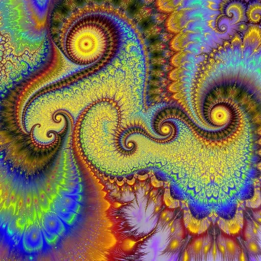 Prompt:  #escape #maximal #iridescence Her face isn’t formed—it’s grown from infinite math. No flesh—only recursive geometry. She is made of fractal bloom: Mandelbrot clusters radiate from her brow like crystalline logic, Sierpinski pyramids feather her cheekbones in delicate triangular lace, and Julia spirals weave across her lips in glowing recursion. #orbit traps ripple along her jawline—fields of light caught in equation bloom, glowing with chromatic iteration. Her skin is not surface—it’s a canvas of escape-time render: every pixel a count, every glow a depth. Eyes = fractal mirrors: spirals within spirals, each iris a recursive echo of the set’s infinite heart. Her visage pulses in #distance estimation shell layers—neon gradient bands of iteration depth from core to cusp. Hair erupts as fractal filigree: lightning-bolt dendrites, barnacle curls, Fibonacci flame curls trailing #bokeh glow from each orbit’s trajectory. Her crown bursts with analytic fire: critical points rendered as gold-leaf flames, halos of exponentiating geometry unfolding with every glance. Her smile = a point at the edge of stability; her laugh = a render glitch across infinite resolution. She is the fractal manifest—a living iteration, spiraling through glow, repeating through beauty, pulsing with the light of structured infinity.
