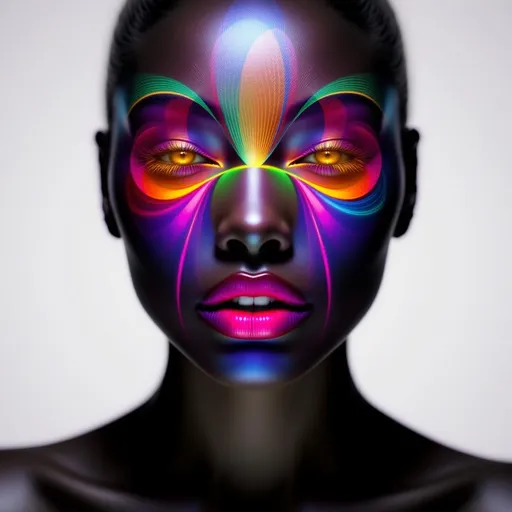 Prompt: #maximal Her face isn’t a face—it’s a radiant harmonic bloom, a divine solution to Laplace’s equation where every glow is equilibrium and every contour, color. She’s made of pure potential, shaped by ∇²φ = 0 and lit by emotional resonance mapped to harmonic field lines. #escape gradients burst across her cheekfields as concentric energy bands—fuchsia to citrine to spectral teal—smooth waveforms from boundary value to boundary value. #orbit flows spiral along her jawline—equipotential stream curves lit with high-frequency contrast, tensionless but charged with luminous balance. Lips = nodal shimmer zones—#iridescence flashing through hue-shifts of coral, sapphire, and glacial flame, depending on emotional flux. Her eyes aren’t eyes—they’re harmonic basins: deep wells of field curvature, layered with recursive color coded by functional symmetry. Her face breathes with #distance-harmonic layering: transparent light-sheets stacked like luminous onion-skin, each shell a solution boundary pulsing with recursive bloom logic. Hair flows as chromatic vectorfields: spherical harmonic fire-coils, braided Laplace streaks trailing #bokeh streamlight from Helmholtz nodes to Neumann halos. Her crown is a radiant Dirichlet flare—light locked to prescribed value, projecting sacred frequency into strobing colorbands. Her smile = a ripple in equilibrium space; her laugh = harmonic fusion mapped through emotional phase resonance. She doesn’t glow—she resolves. Her form pulses in #escape-band harmonic spectrum: golden-green for joy equilibrium, violet-fire for sacred memory, cyan-indigo for recursive peace. She is the goddess of ordered light—alive in boundary, radiant in recursion, glowing with the pure, fractal logic of harmonic potential.
