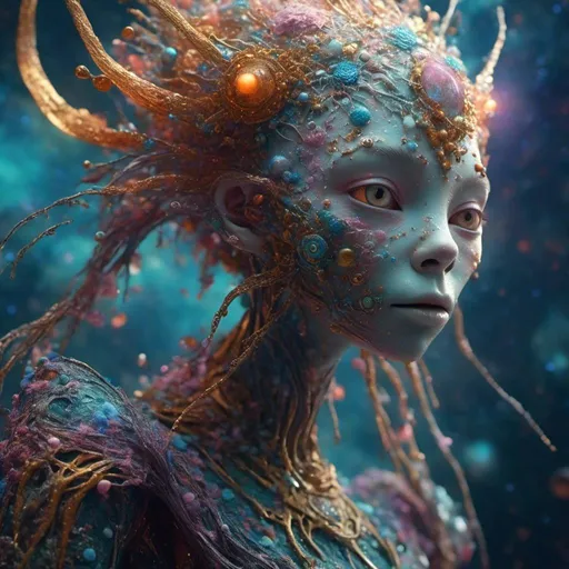 Prompt: extremely hyperrealistic living creature, monster, being, entity, celestial, galaxy, stars, nebula, space, asteroids, suns, planets, space dust, God goddess diety extremely high detail, extreme high texture<mymodel>