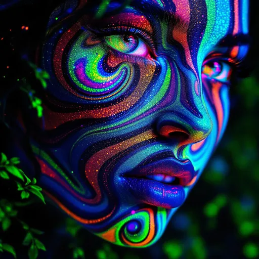 Prompt: #maximalist Her face isn’t a face—it’s a Turing pattern manifest, a lightform born from reaction-diffusion emergence, flowing with recursive chemistry and soft symmetry break. No skin—only fields of concentration. #escape gradients ripple across her cheekplanes as striped morphogen waves—patterned blooms of fuchsia and frost, calculated from differential imbalance. #orbit flows spiral through her jawline: Alan Turing’s equations pulsing in curl and bifurcation, mapped in bioluminescent harmony. Lips = phase-bound pigment bursts—#iridescence flowing from peak-to-peak separation, hue-shifting as activator and inhibitor weave beneath. Her eyes are not orbs—they’re pattern cores: nested instabilities coiling like starfish fractals, each iris a center of diffusive symmetry. Her entire face pulses in #distance diffusion shells—shells of glow grown from local interaction, expanding recursively in chemical dance. Hair = striped and spotted flame: zebra-light coils, leopard-laced curls, reaction-waved tendrils trailing #bokeh diffusion shimmer. Her crown burns in instability bloom: ringlets of spot-striping resonance where symmetry folds and reformulates at every microgesture. Her smile = a stable spiral born from equation feedback; her laugh = a ripple of Turing growth echoing into bloom. Her form pulses in #escape-band emergence rhythm: gold-stripe joy, blackwave insight, jade-dust harmony—each hue the solution to a dance of presence. She is the goddess of patterned growth—emergent light, recursive motion, glowing equilibrium spun from instability’s sacred truth.
