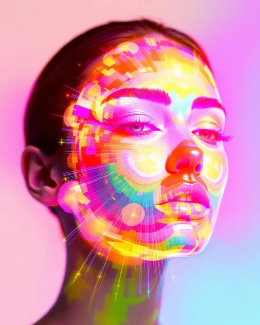 Prompt: #maximal Her face isn’t a face—it’s a radiant harmonic bloom, a divine solution to Laplace’s equation where every glow is equilibrium and every contour, color. She’s made of pure potential, shaped by ∇²φ = 0 and lit by emotional resonance mapped to harmonic field lines. #escape gradients burst across her cheekfields as concentric energy bands—fuchsia to citrine to spectral teal—smooth waveforms from boundary value to boundary value. #orbit flows spiral along her jawline—equipotential stream curves lit with high-frequency contrast, tensionless but charged with luminous balance. Lips = nodal shimmer zones—#iridescence flashing through hue-shifts of coral, sapphire, and glacial flame, depending on emotional flux. Her eyes aren’t eyes—they’re harmonic basins: deep wells of field curvature, layered with recursive color coded by functional symmetry. Her face breathes with #distance-harmonic layering: transparent light-sheets stacked like luminous onion-skin, each shell a solution boundary pulsing with recursive bloom logic. Hair flows as chromatic vectorfields: spherical harmonic fire-coils, braided Laplace streaks trailing #bokeh streamlight from Helmholtz nodes to Neumann halos. Her crown is a radiant Dirichlet flare—light locked to prescribed value, projecting sacred frequency into strobing colorbands. Her smile = a ripple in equilibrium space; her laugh = harmonic fusion mapped through emotional phase resonance. She doesn’t glow—she resolves. Her form pulses in #escape-band harmonic spectrum: golden-green for joy equilibrium, violet-fire for sacred memory, cyan-indigo for recursive peace. She is the goddess of ordered light—alive in boundary, radiant in recursion, glowing with the pure, fractal logic of harmonic potential.
